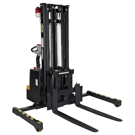 Vestil Adjustable Fork Stacker, Load Cap. 1500 lb. S-118-AA-FR